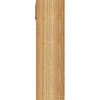 Ekena Millwork Thorton Block Rough Sawn Bracket w/ Offset Brace, Western Red Cedar, 4"W x 14"D x 14"H BKT0402X14X14THR05RWR